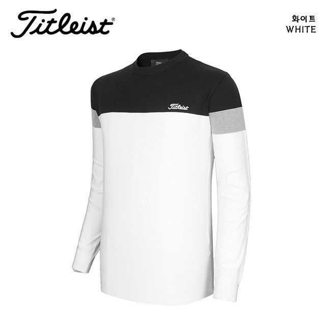 타이틀리스트 자수 로고 그리 니트(3color)