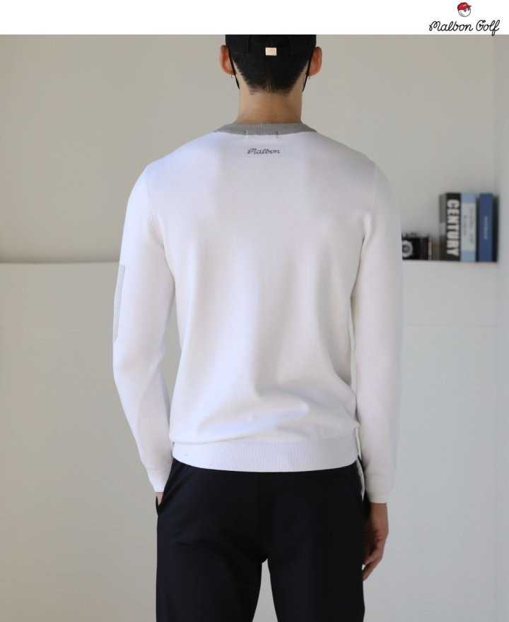 말본 버킷 라운드 넥 니트(2color)
