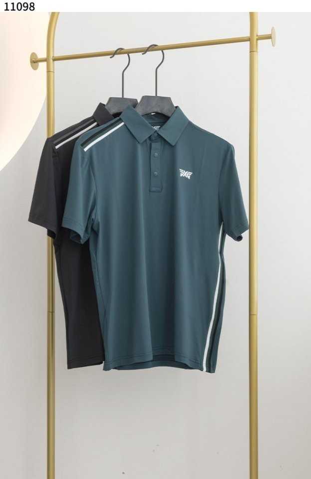 PXG 남성 여름 원 포인트 카라 반팔티(2color)