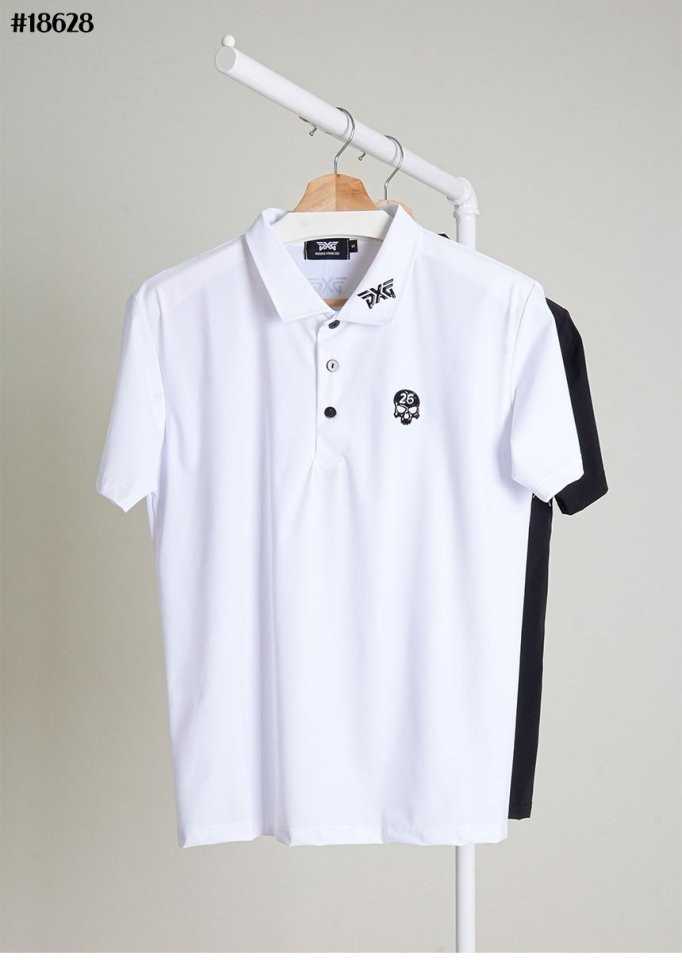 PXG 남성 썸머 스컬 로고 패치 쿨링 셔츠(2color)