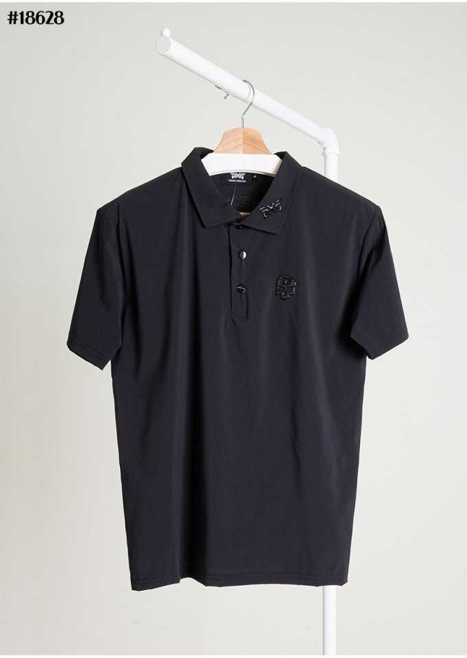PXG 남성 썸머 스컬 로고 패치 쿨링 셔츠(2color)