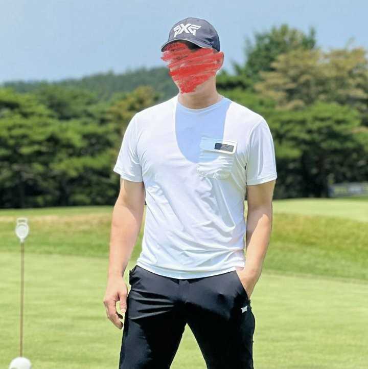 PXG 맨즈 썸머 빅로고 라운드 넥 티셔츠(2color)