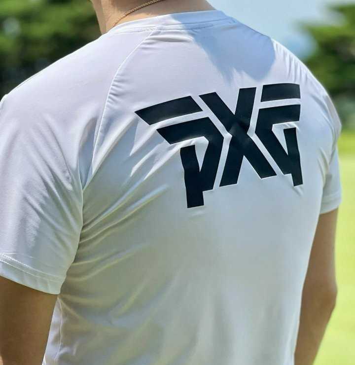 PXG 맨즈 썸머 빅로고 라운드 넥 티셔츠(2color)