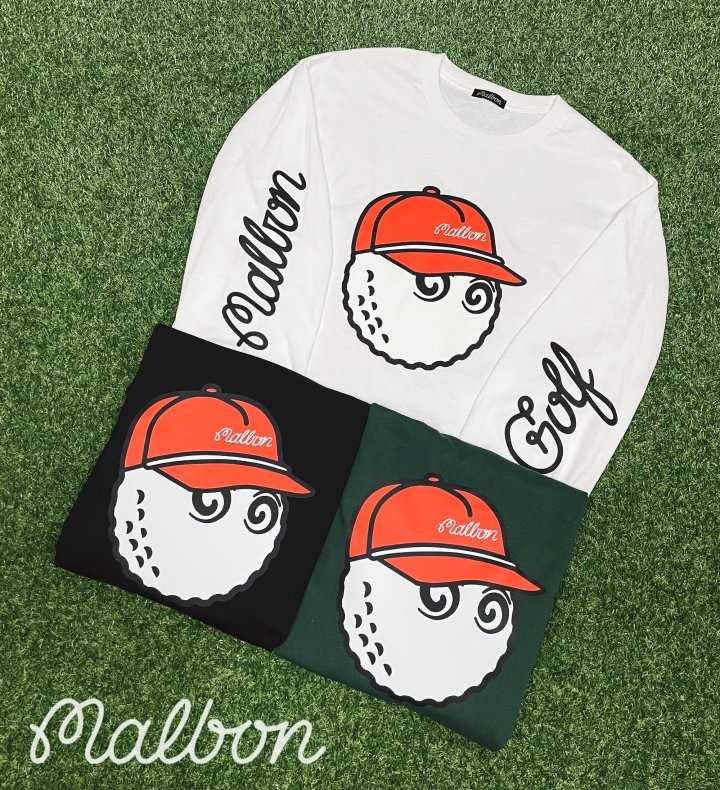 말본 골프 레드캡 골프캐릭터 암스 레터링 롱 슬리브(3color)