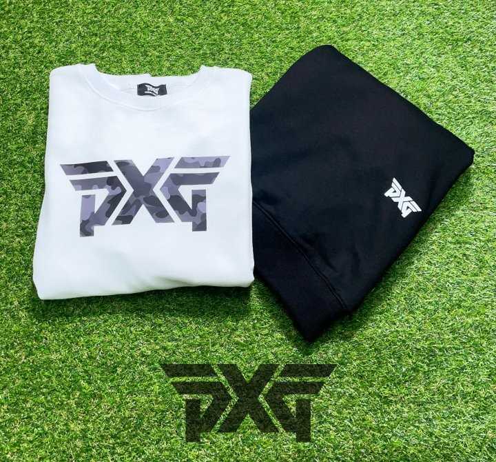 PXG G. 카모플라주 빅 로고 나염 쭈리 세미오버핏 맨투맨(2color)