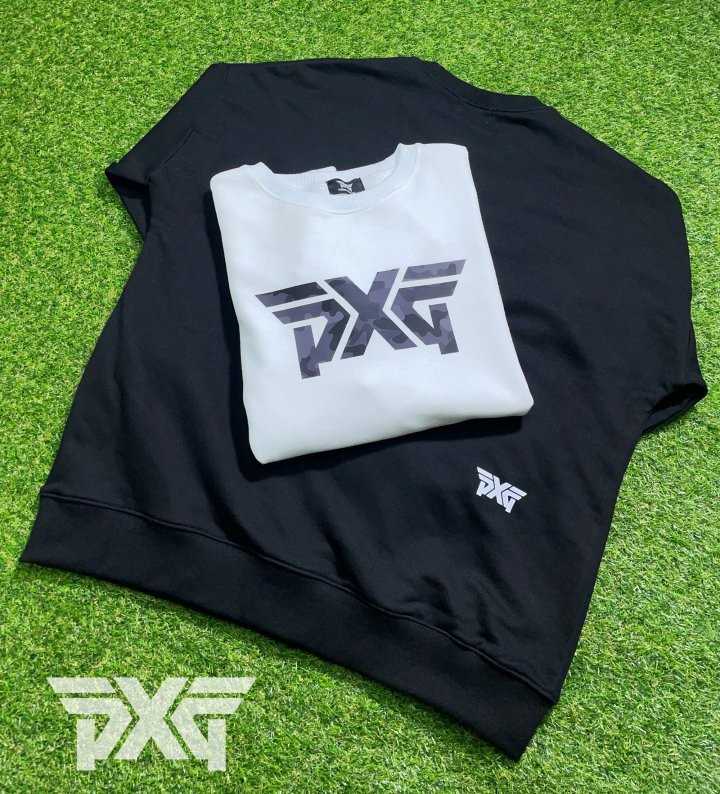PXG G. 카모플라주 빅 로고 나염 쭈리 세미오버핏 맨투맨(2color)