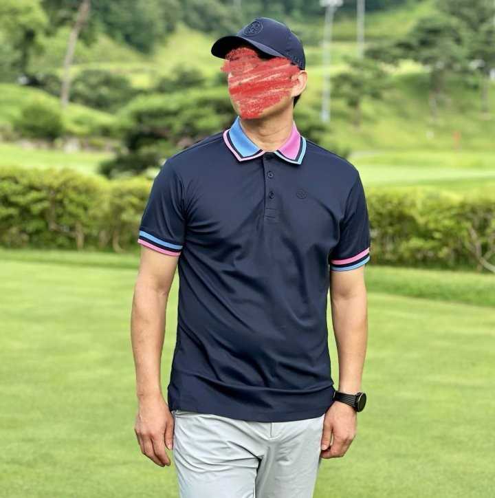 지포어 남성 투톤 테크 제시 티셔츠