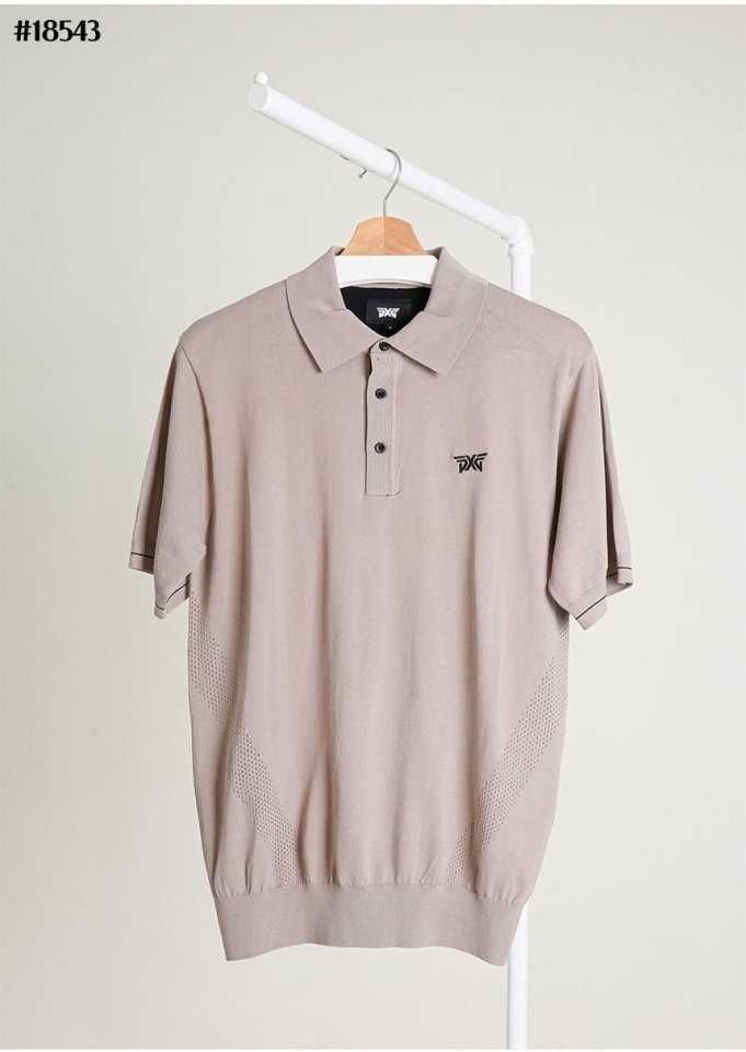PXG 남성 썸머 카라 숏 슬리브 니트(2color)