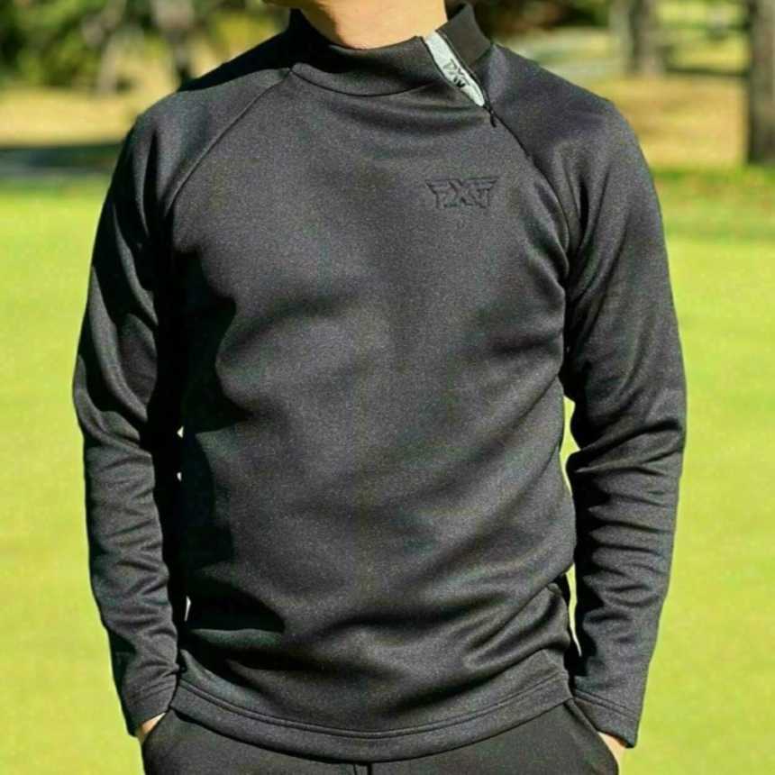 PXG 맨즈 뉴 하프 집업 긴팔 티셔츠