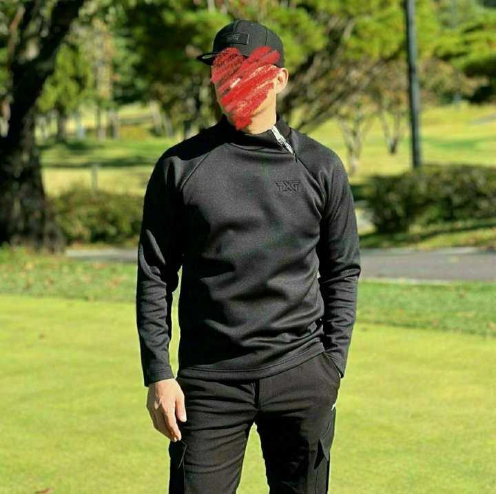 PXG 맨즈 뉴 하프 집업 긴팔 티셔츠