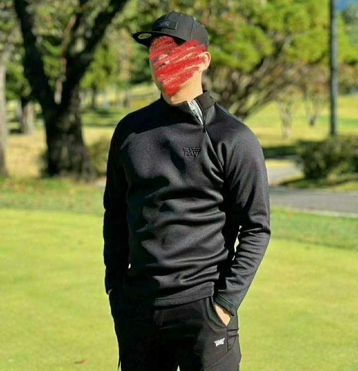 PXG 맨즈 뉴 하프 집업 긴팔 티셔츠