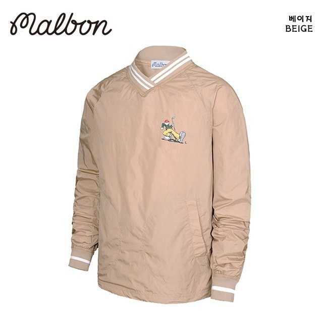 말본 버킷 브이넥 피스테(2color)