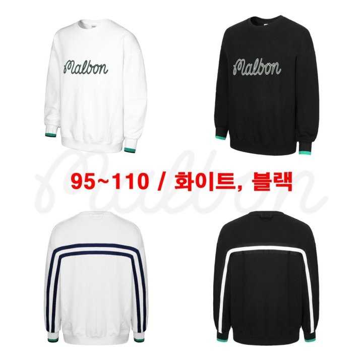 말본 페어웨이 오버핏 맨투맨(2color)