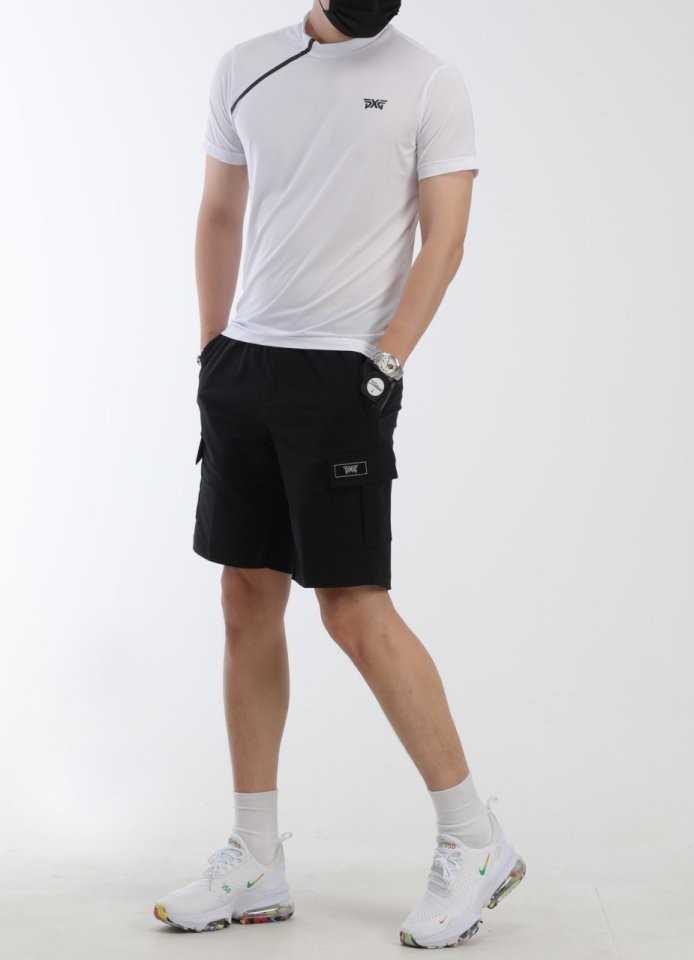 PXG 남성 여름 숏 슬리브 레인 자켓 3PS 세트(2color)