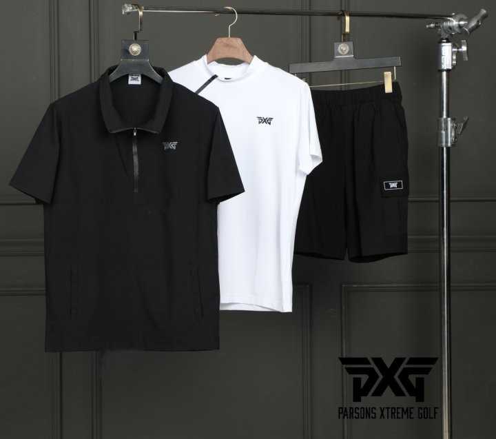 PXG 남성 여름 숏 슬리브 레인 자켓 3PS 세트(2color)