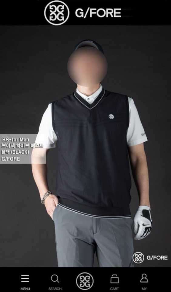 지포어 남성 브이넥 하이브 베스트(3color)