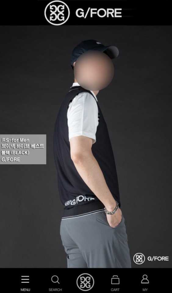 지포어 남성 브이넥 하이브 베스트(3color)