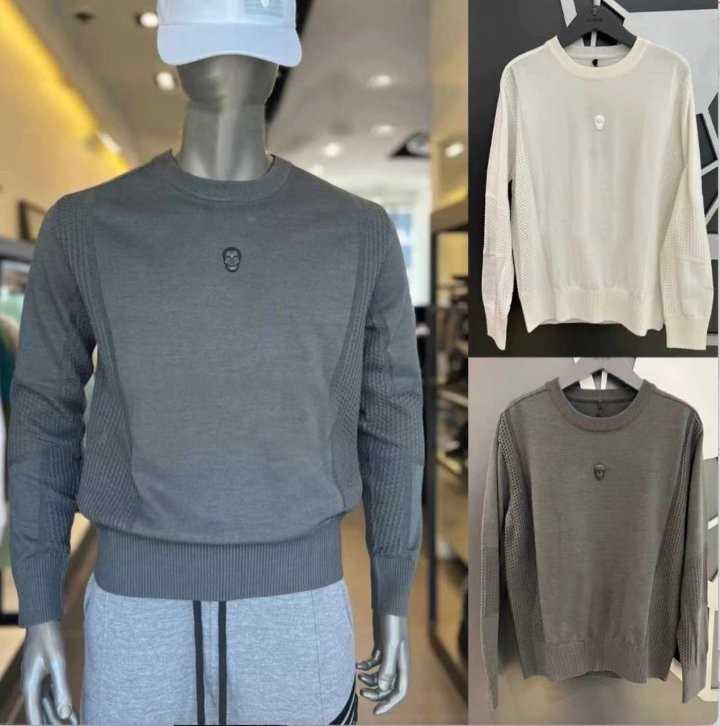어메이징크리 남성 에어로테크웜 라운드 스웨터(2color)