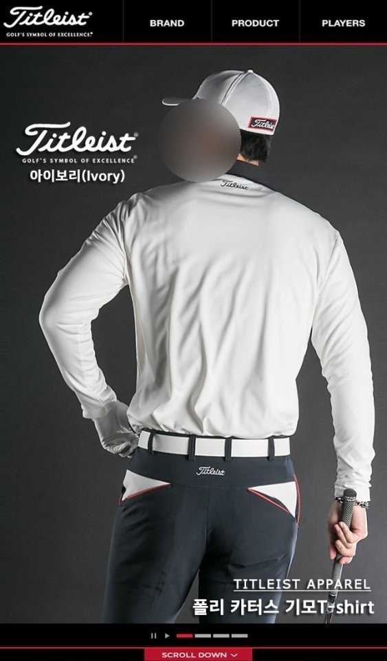 타이틀리스트 폴리 카터스 기모T-shirt(2color)