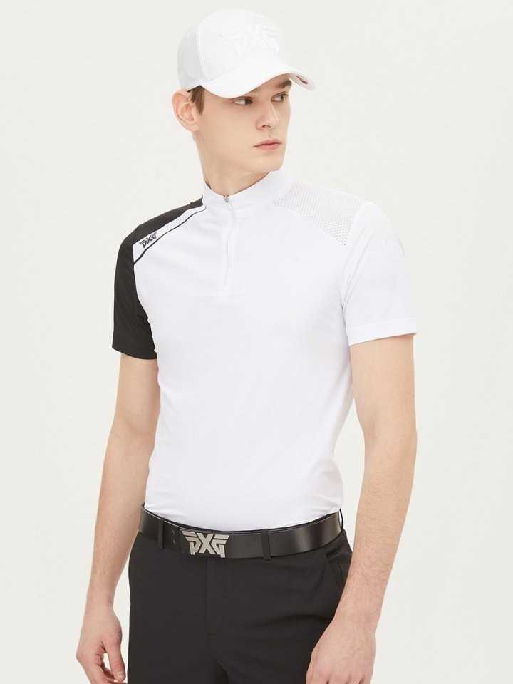 PXG 남성 어깨 메쉬 반집업(2color)