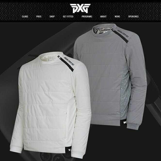 PXG 남성 필드 방풍 패딩 맨투맨(2color)