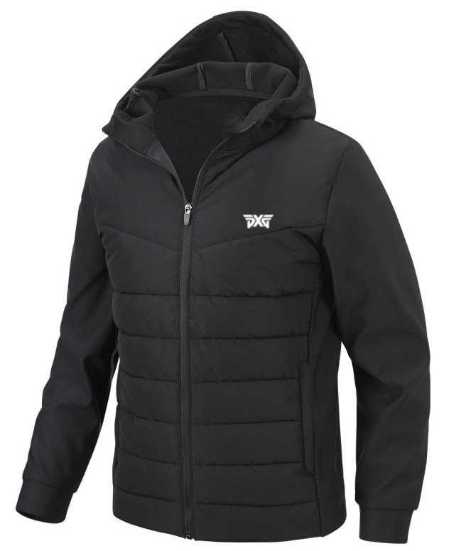 PXG 남성 P후리스 경량 후드 패딩집업(2color)
