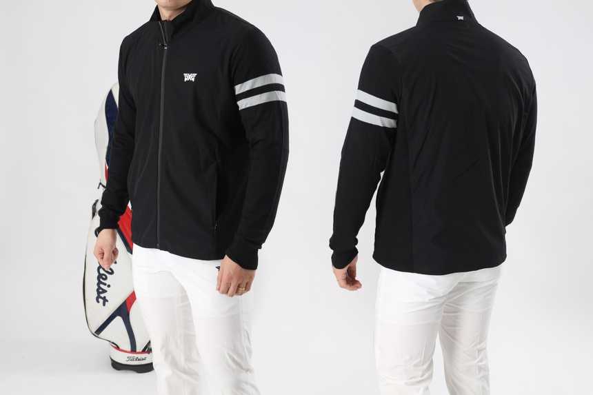 PXG 완장 니트믹스집업(3color)