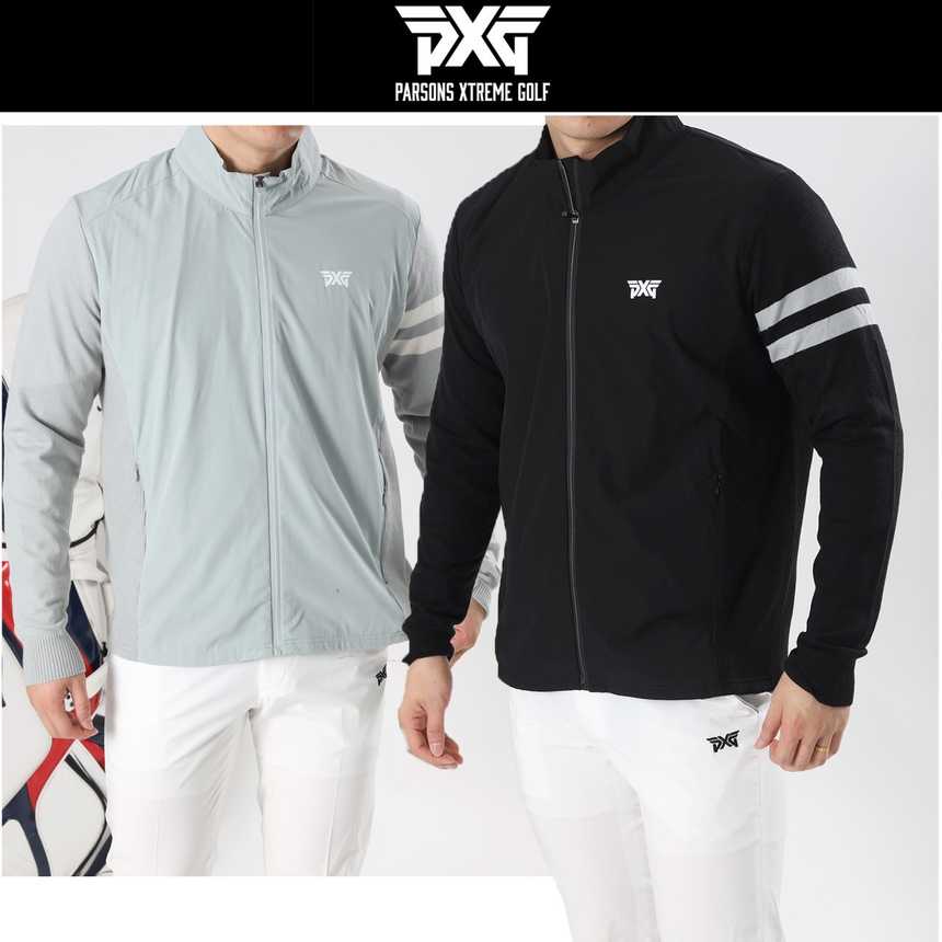 PXG 완장 니트믹스집업(3color)