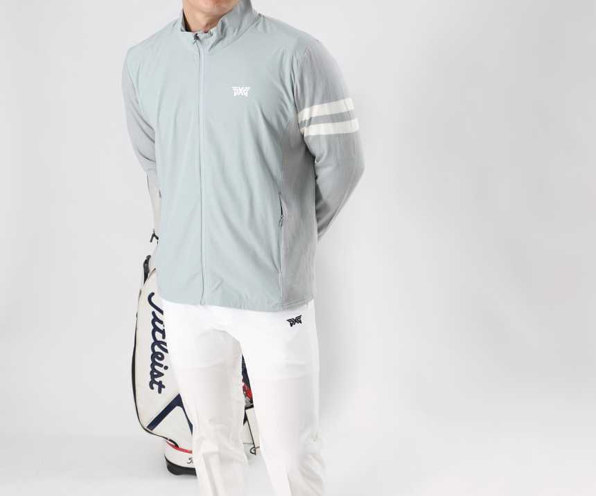 PXG 완장 니트믹스집업(3color)