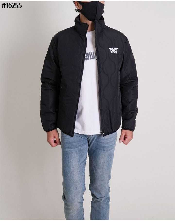 PXG 남성 하이브리드 하이넥 퀄팅 풀 집업 자켓(2color)
