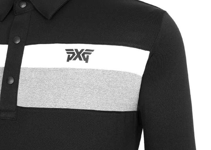 PXG 남성 배색 기모 긴팔 카라티(2color)
