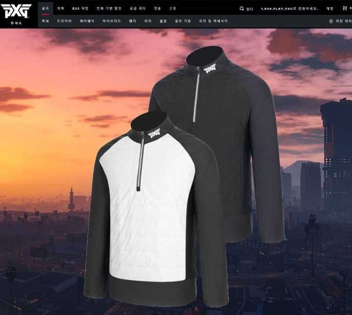 PXG 다운라이크 반지퍼 패딩집업(2color)