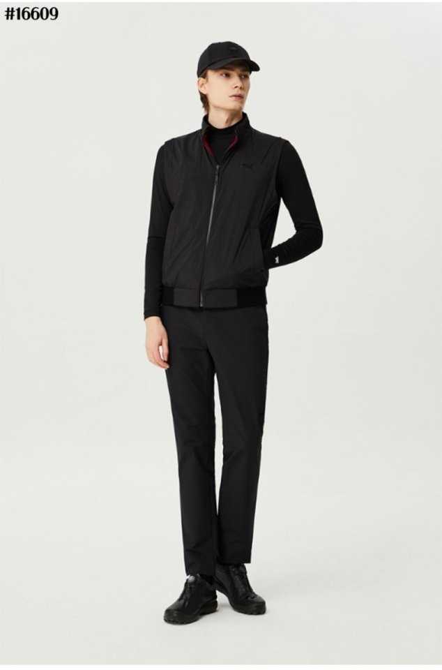 PXG 남성 양면 리버서블 풀집업 니트 베스트(2color)