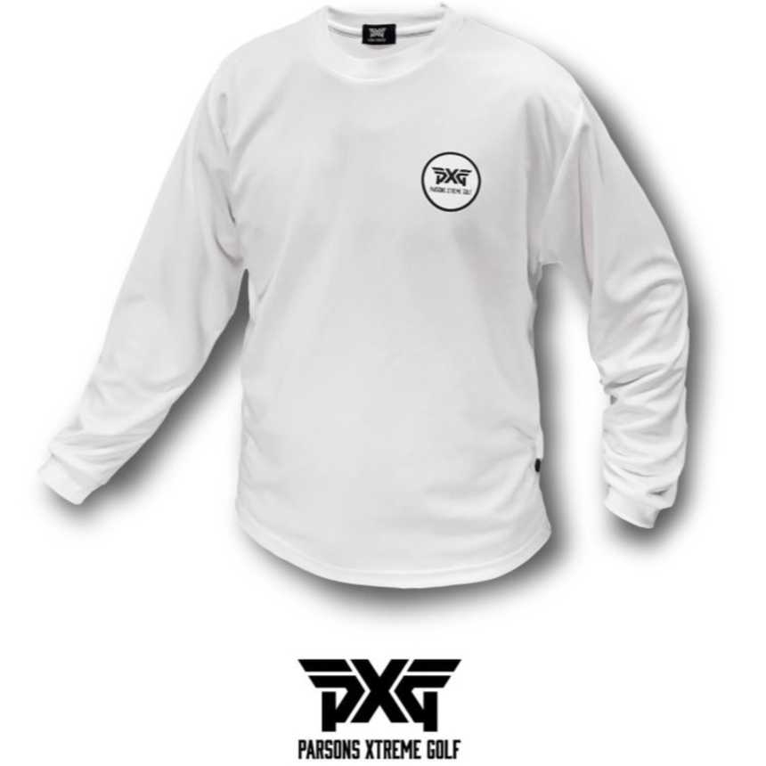 PXG 남성 클래식라운드 빅 로고 드라이 스트레치 라운드 롱 슬리브(2color)