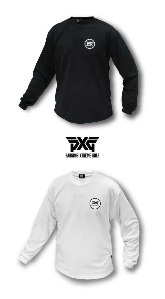 PXG 남성 클래식라운드 빅 로고 드라이 스트레치 라운드 롱 슬리브(2color)