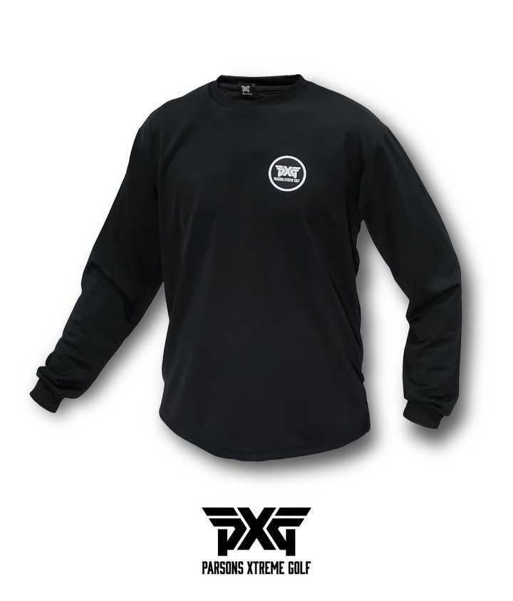 PXG 남성 클래식라운드 빅 로고 드라이 스트레치 라운드 롱 슬리브(2color)