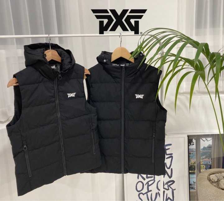 PXG 덕다운 커플후드베스트