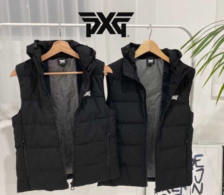 PXG 덕다운 커플후드베스트
