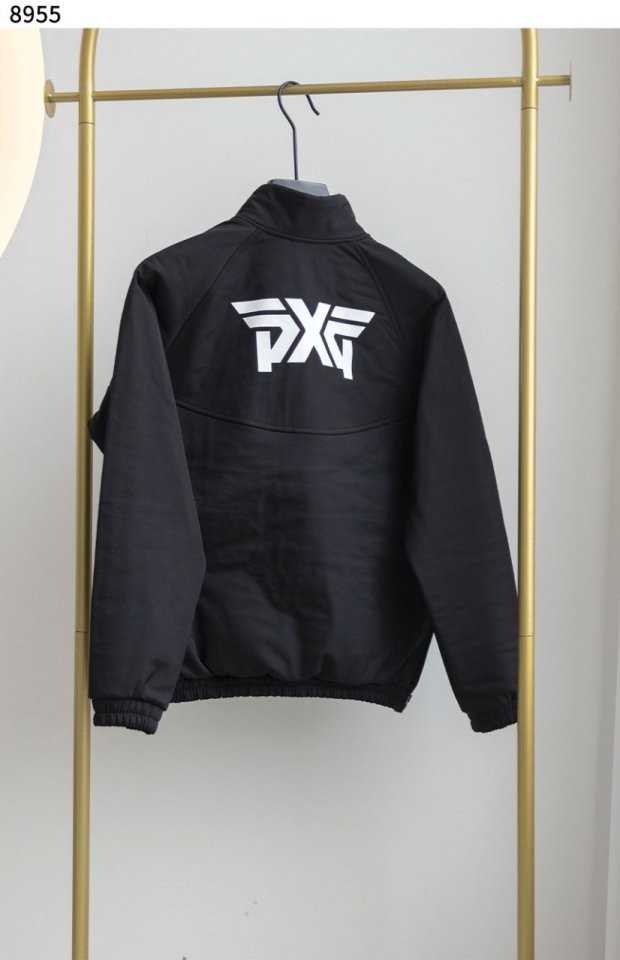 PXG 남성 수입고급 하프 집업 긴팔 티셔츠