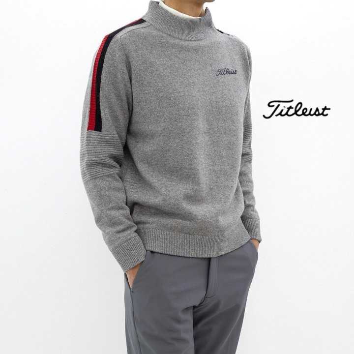 타이틀리스트 남성 숄더집업 방풍니트(3color)