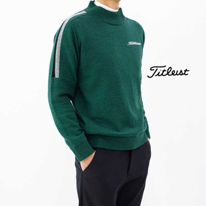타이틀리스트 남성 숄더집업 방풍니트(3color)