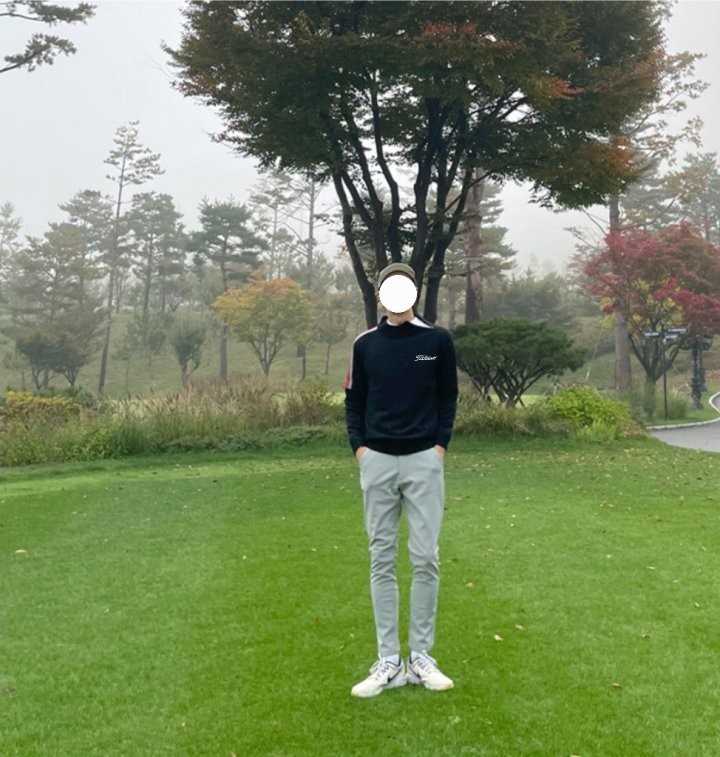 타이틀리스트 남성 숄더집업 방풍니트(3color)