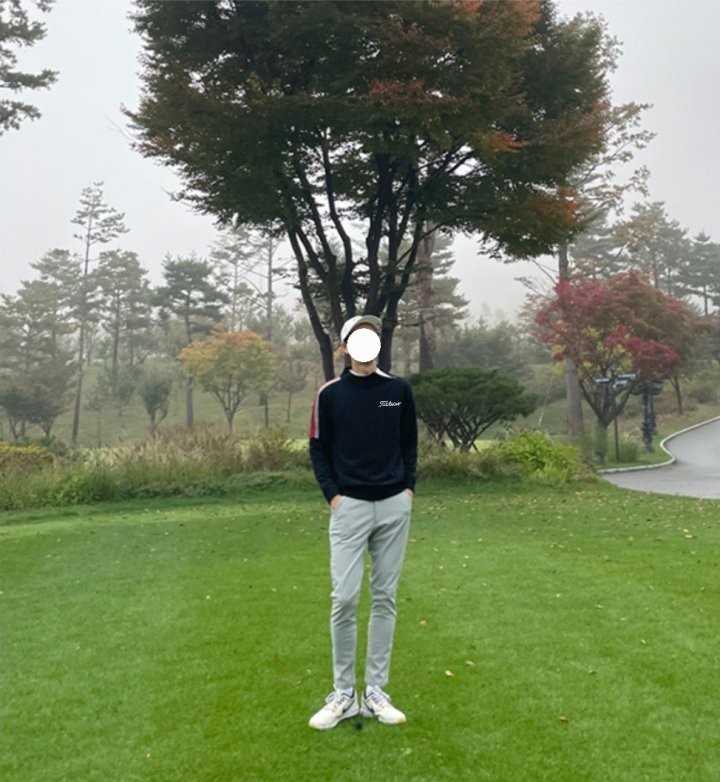 타이틀리스트 남성 숄더집업 방풍니트(3color)