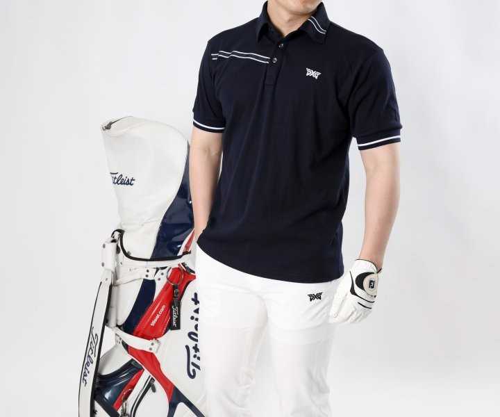 PXG 남성 테이프 면 카라 반팔(2color)