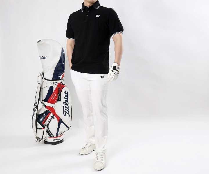 PXG 남성 포인트카라 면 반팔(4color)