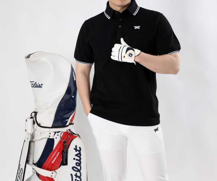PXG 남성 포인트카라 면 반팔(4color)