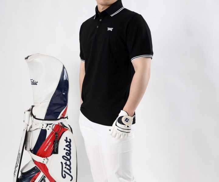PXG 남성 포인트카라 면 반팔(4color)