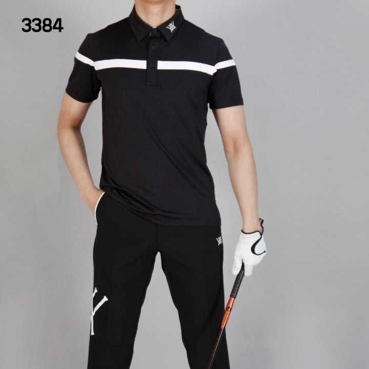 어뉴 남자 3384 한줄라인 반팔 카라티(3color)