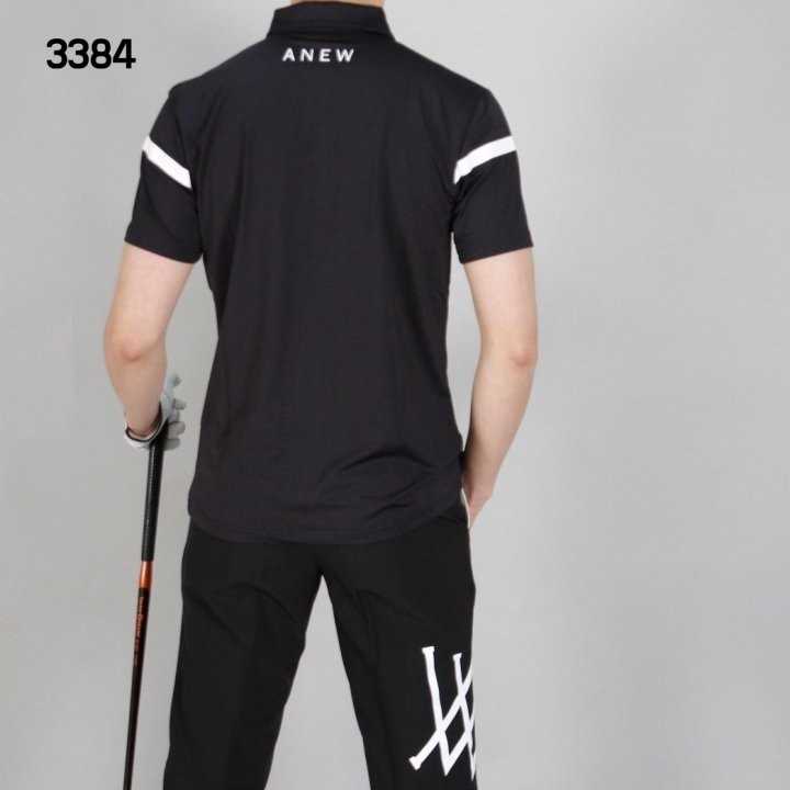 어뉴 남자 3384 한줄라인 반팔 카라티(3color)