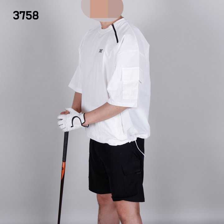 PXG 남자 3758 넥지퍼 반팔 아노락(2color)